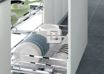 Rổ xoong nồi diamond ray giảm chấn hộc inox Rổ xoong nồi diamond ray giảm chấn hộc inox