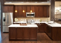 Tủ bếp gỗ Óc Chó TB-204 Tủ bếp gỗ Óc Chó TB-204