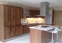 Tủ bếp gỗ Óc Chó TB-205 Tủ bếp gỗ Óc Chó TB-205