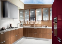 Tủ bếp gỗ Óc Chó TB-206 Tủ bếp gỗ Óc Chó TB-206