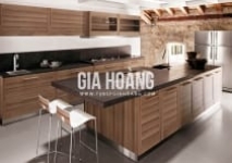 Tủ bếp gỗ Óc Chó TB-207 Tủ bếp gỗ Óc Chó TB-207