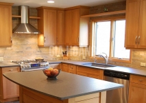 Tủ bếp gỗ Sồi TB-004 Tủ bếp gỗ Sồi TB-004