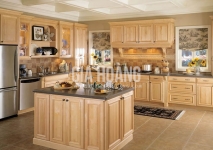 Tủ bếp gỗ Sồi TB-007 Tủ bếp gỗ Sồi TB-007