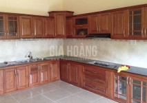Công trình tủ bếp gỗ Căm Xe tại Quận 6, TP.HCM Công trình tủ bếp gỗ Căm Xe tại Quận 6, TP.HCM