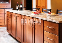 Phong cách phối màu tủ bếp gỗ Căm Xe sang trọng Phong cách phối màu tủ bếp gỗ Căm Xe sang trọng
