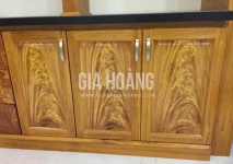Công trình tủ bếp gỗ Gõ Đỏ nhà phố tại quận 7 Công trình tủ bếp gỗ Gõ Đỏ nhà phố tại quận 7