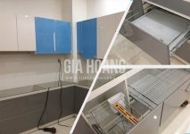 Lắp đặt tủ bếp gỗ công nghiệp dịp cận Tết Lắp đặt tủ bếp gỗ công nghiệp dịp cận Tết