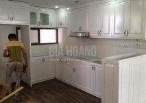 Công trình tủ bếp công nghiệp cho chung cư Riverside, quận 7 Công trình tủ bếp công nghiệp cho chung cư Riverside, quận 7