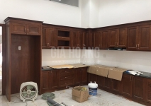 Thiết kế và lắp đặt tủ bếp gỗ Căm Xe tại quận 9 Thiết kế và lắp đặt tủ bếp gỗ Căm Xe tại quận 9