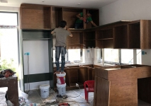 Hoàn thiện lắp đặt tủ bếp gỗ quận Tân Phú HCM Hoàn thiện lắp đặt tủ bếp gỗ quận Tân Phú HCM