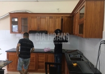 Công trình tủ bếp gỗ Căm Xe quận 12 Công trình tủ bếp gỗ Căm Xe quận 12