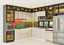 Tủ inox cánh kính TB-603 Tủ inox cánh kính TB-603