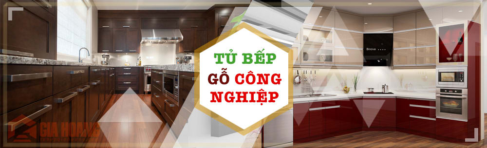 Tủ Bếp Gỗ Công Nghiệp