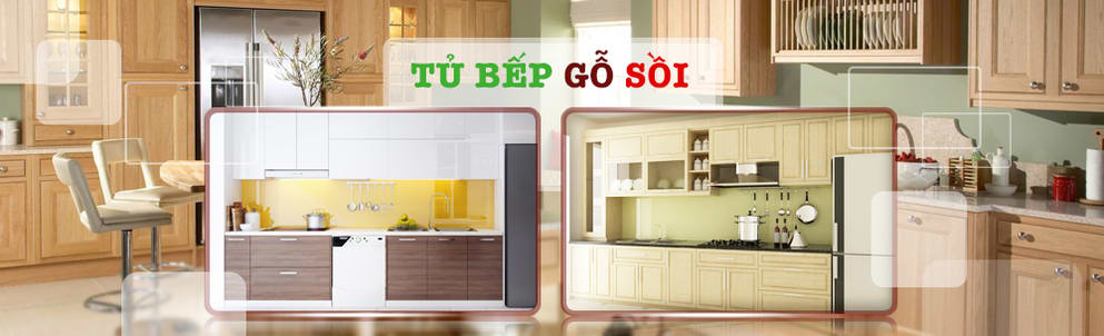 Tủ Bếp Gỗ Sồi
